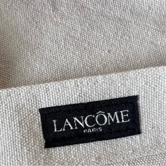 Lancôme Glitter Rose Canvas Tote Bag - never used NEW - Picture 3 of 3